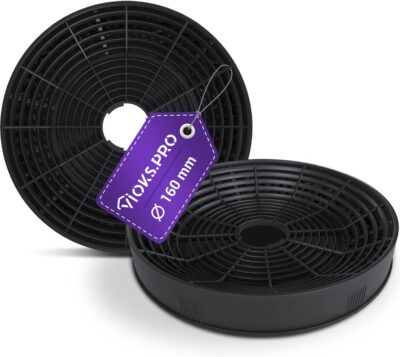 Vioks.pro Kohlefilter Dunstabzugshaube Set 2x Ersatz für 1160826 & KF17146 Amica Aktivkohlefilter Dunstabzugshaube FH 17161 E, KH 17190 E, IH 17200 E